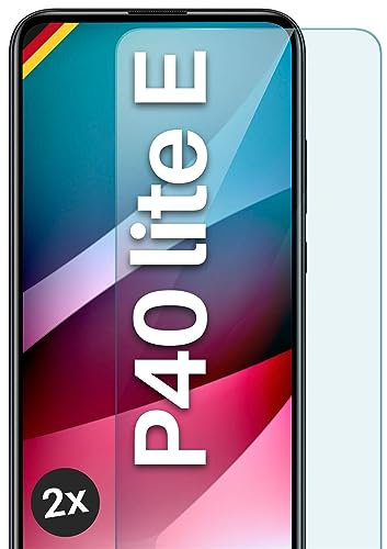 moex ShockProtect für Huawei P40 Lite E Panzer Schutz Glas 9H Härte, Schutzfolie gehärtetes Schutzglas, 9H Displayschutz Folie Ultra-klar, kompatibel mit jeder Hülle, 2 Stück