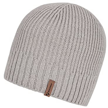Ziener Unisex Indigu M tze gestrickt Wolle, dusty grey, Einheitsgröße EU