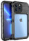 WIFORT Metal Case for iPhone 13 Pro Max, IP68 Waterproof Heavy Duty Military Phone Case, Shockproof Full Body Tough Protective Case Built in Screen Protector, Aluminum Underwater Cover, 6.7” Black