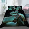 KATATI Bettwäsche 135x200 Schlange, 3D Schlange Bettwäsche-Sets Winter Weich Kuschelige Mikrofaser Bettwaren 1 x Bettbezug mit 2 x Kissenbezug 80x80 cm mit Reißveschluss