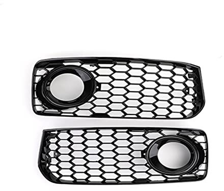 Kühlergrill L+R Nebelscheinwerfergrill Mit Verkleidung Für A5 Für S-Line Für S5 Für B8 Für RS5 2008–2012 Waben-Nebelscheinwerfergitter Kühlergrill Streifen (Farbe : Schwarz)