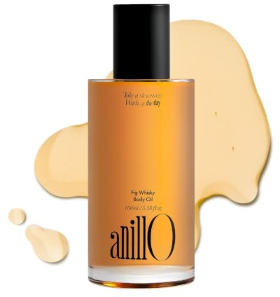 Fig Whisky Hydrating Body Oil – Fast-Absorbing & Non-Greasy Moisturizer with Fig, Argan & Jojoba Oils – Silky Smooth Glow & Deep Nourishment, Woody Scent, 3.38 fl. oz