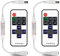 VIPMOON 2 Pack RF Mini Monochromatic Controller with DC12V 11 Key Wireless Remote Control Controller for Dimmable 2835 3528 5050 Single Color LED Strip Light