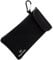 KeyCradle Phone Sock - Neoprene Mobile Phone Pouch Protects Phones up to 7 Inches - Includes x2 Carabinas, Neck Lanyard, and Wrist Strap - Black