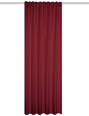 HOME WOHNIDEEN | Thermovorhang ESKAMIO Bordeaux | 225 x 135 cm