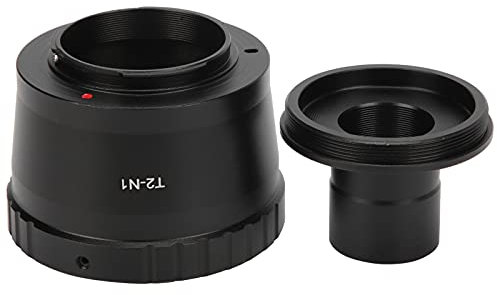 23.2mm Microscope T Mount Adapter for Nikon N1 Mount Camera, Durable Aluminum Alloy, M42x0.75 Interface, Easy to Install and Operate for Biological Microscope Picture