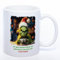 Stickyworld exclusive Grinch Weihnachtstasse Ich hasse Morgen Menschen - lustige Kaffetasse - spülmaschinenfest 330 ml Keramik (weiß)