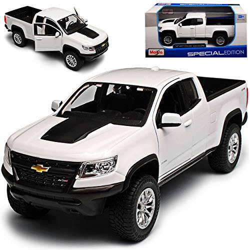 Chevrolet Colorado ZR2 Pick-Up Weiss 2. Generation Ab 2012 1/27 1/24 Modell Auto