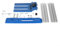Holzbearbeitungs-Führungsschiene für Kreissäge, verstellbarer Schnittbereich von 0 bis 65 cm, Verriegelungsschnallen-Design, Blau