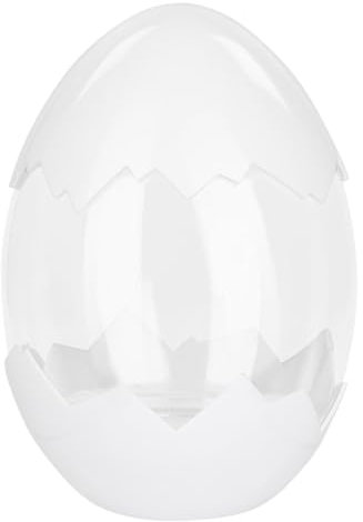 Ideen mit Herz | Œufs décoratifs | Couvercle et fond en forme de coquille d'œuf | Printemps | Chasse aux œufs | Remplissable | Cadeau | Souvenir | Diamètre 9,3 cm | 13 cm de haut | Variations de