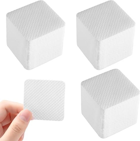 500pcs Ongles Gel Non Pelucheux, Enlever de Vernis à Ongles UV Gel pour manucure et pédicure - Blanc