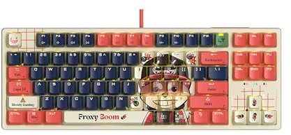 Bloody x Savage Impact AT87 Alpha Optical Switch Performance Keyboard - Adjustable Actuation Point, Gaming PBT Keycaps, Boom Design, Stealth Quiet Typing, TKL Design