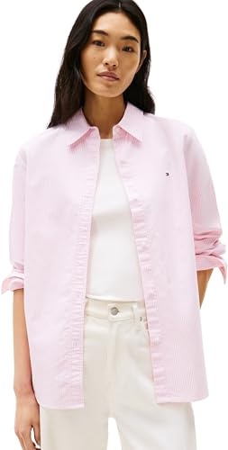 Tommy Hilfiger Damen Hemd Oxford Relaxed Fit