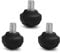 Manbily 3 PCS Rubber Foot Pads for Tripod & Monopod, 3/8 inch Screw Universal Size Replacement Non-Slip Camera Tripod Leg Feet, Accessory Mount Adapter (3.5cm* 3.5cm)