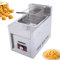 Mavdecll Friggitrice da Banco in Acciaio Inossidabile, Friggitrice da Cucina Professionale Commerciale da 6 Litri con Controllo della Temperatura, Friggitrice Professionale a GPL, per Ristorante