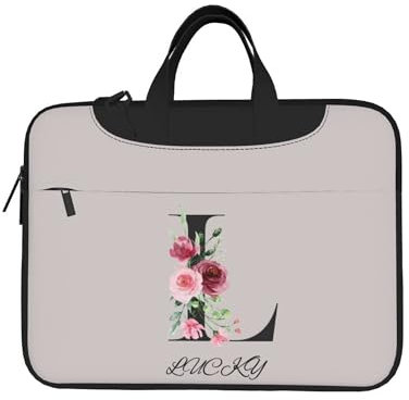 Étui pour Ordinateur Portable Personnalisé avec Photo ou Initiales, Compatible avec Ordinateur Portable13/14/15,Cadeau Universitaire, étui MacBook Pro- Gardez Votre Ordinateur Portable en Sécurité