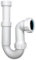 CranPlas | 32MM Telescopic P Trap | Sink Waste Trap | Kitchen Sink Pipe Fittings | Universal Fit for UK Pipes | Easy Install | Durable, Leak-Proof Sink U Bend