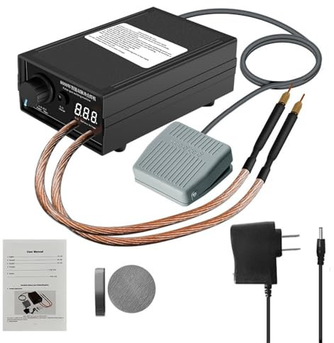 8000W Spot Welder, Portable Spot Welder Machine DIY Kit with Foot Pedal