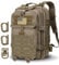 Hannibal Tactical 28L Militär Taktischer Rucksack US Cooper Rucksack Armee Assault Pack 3 Tage Bug Out Go Bag Trekking Wanderrucksack Khaki