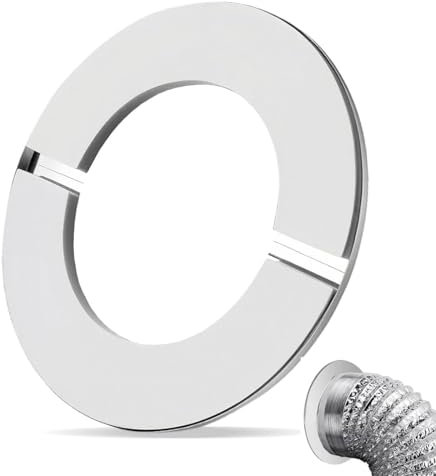 NHQ Ofenrohr Rosette 180mm,ofenrohr abdeckung,rauchrohrhalter,Edelstahl Rauchrohr Kaminaufsatz,Rohrmanschette rosette ofenrohr Wandrosette Ø 181mm Loch Durchmesser/Rand 30mm