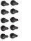 10pcs Tungsten Swivel Connectors for CHOD Beads Hook and Sinkers in Fishing