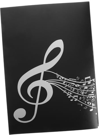 Milisten Piano Sheet Music Binder Storage Organizer for Concert and Choral Multipurpose Music Holder for Students and Viewing Design