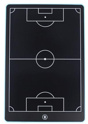 Ejoyous 16 Zoll LCD Taktiktafel Elektronische Fußball Tafel Digitale Strategieplanung mit Löschtaste für Trainer und Manager (1PC)