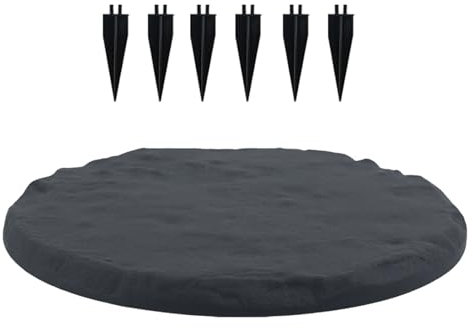Holdes Dalles de jardin pour l'extérieur - Dalles décoratives - Avec crochets de sol - Pour terrasse, jardin, pelouse, aire de jeux, trottoirs, chemins de jardin