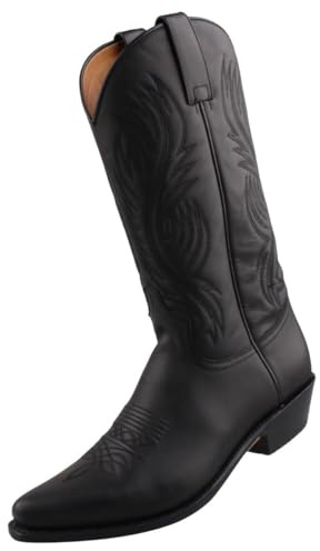 Sendra Boots Herren Cowboy Stiefel Schwarz EU 45 Schwarz EU 45