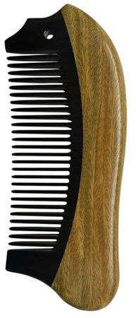 EQLEF Kamm in Horn und Sandelholz Handbuch, Taschenkamm (12cm * 4cm)