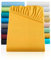 SHC by BaSaTex Jersey Spannbettlaken Bettlaken | Spannbetttuch Spannleintuch für Wasserbetten & Boxspringbetten aus 100% Baumwolle | 200x220 Farbe Gold Gelb