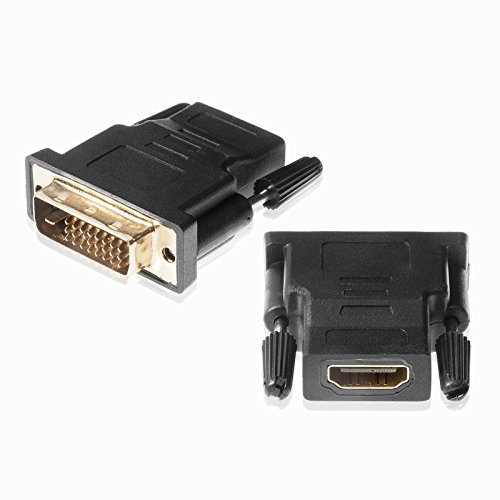 POPPSTAR Adaptateur HDMI vers DVI-D, 1080p Full HD, Contacts plaqués Or