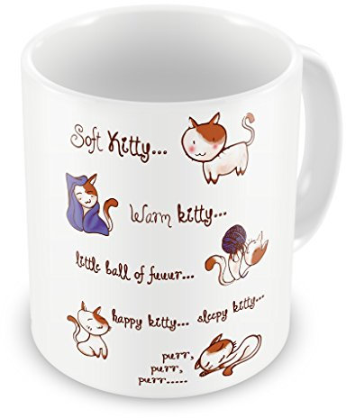 iMage Tazza Mug Soft Kitty Ninna Nanna Bimbi Big Bang Bianca