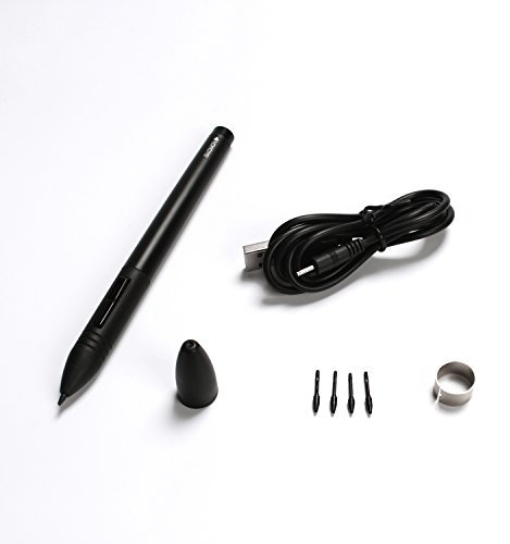 GAOMON ArtPaint AP20 Stylet Numérique sans Fil Stylo Rechargeable pour Tablette Graphique S56K/M106K