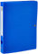 Exacompta 54632E Sammelbox OPAK für DIN A4 mit Rückenschild beidseitig 40 mm breit aus starkem Kunststoff Archivbox Heftbox Sammelmappe ideal für Schule und Büro blau