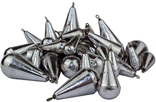Angel Berger Birnenblei mit Wirbel Angelblei Blei (100g)