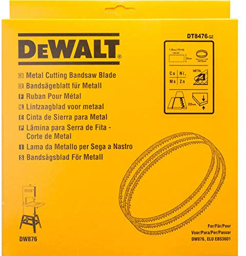 DEWALT DT8476-QZ lama per sega a nastro - 2215 x 12 x 1.8 mm - ( per metalli non ferrosi acciaio spesso. )