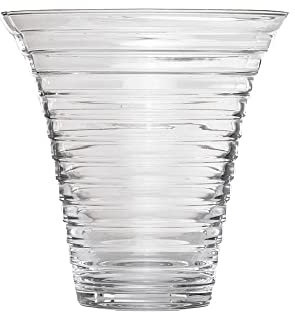 Iittala Aino Aalto Boelgeblick Vase, Glas, klar, 165 mm, Design Aino Aalto 1932