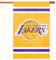 Party Animal NBA Los Angeles Lakers Applikation Banner Flagge – Indoor/Outdoor Flagge, 111,8 x 71,1 cm