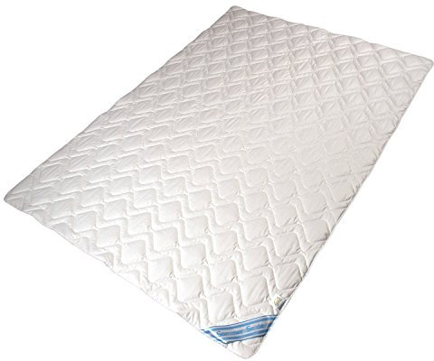 Steppbett Naturhaar/Faser weiss Größe 155x220 cm