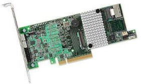 LSI MegaRAID SAS 9271-4i RAID-Controller-Karte, 4-Port, 6 GB/s, SATA+SAS, PCI-Express 3.0, Low Profile, 1 Stück