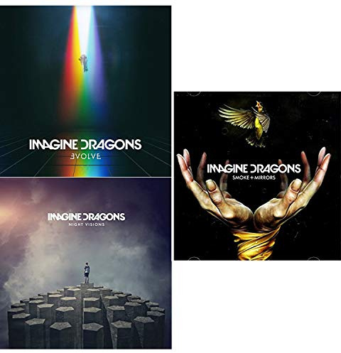 Evolve - Night Visions - Smoke + Mirrors - Imagine Dragons Coplete Studio Albums Box-Set 3 CD Bundling