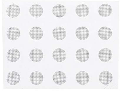 certylu Headphone Accessories,Dust Shell Self-adhesive Earphones Case Steel Mesh Anti-Dust Dustproof 20PCS
