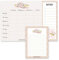 Papierdrachen Essensplaner Mealplaner und Einkaufsliste als Notizblock - Menüplanung leicht gemacht in DIN A4 und DIN A6 - Wochenplaner mit Blumenmuster - Ideal für den Haushalt - Set 13