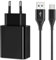 18W Ladegerät Schnellladegerät für Xiaomi Redmi Note Mi 14 13 12 11 10 9 8 Pro Ultra Lite 5G 14T 11T 10T 11S 10S 14C 13c 12c Poco X3 X6 F3 F5 M6 A3/Samsung S21 S22 A41 A52 A40 A12 A20E USB Netzteile