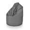 Ecopuf - Sako Pouf Sessel Outdoor - Sitzsack Kinderzimmer - Robuster Stoffsack - Entspannungssessel - Wohnungseinrichtung - Sessel Größe XL - 85x135cm, Grau Nc16