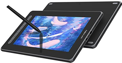 XP-PEN Artist 12 Gen2 Tableta Gráfica con Pantalla Completamente Laminada, Tableta Dibujo Digital con Lápiz con X3 Chip, Compatible con Windows, Mac OS X, Chrome OS, Linux y Android, Negro