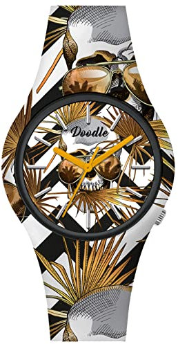 Doodle Watch Armbanduhr Skull Mood Tattoouhr Cool Skull DO39012