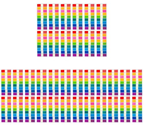 Baluue 2700stücke Fluoreszierende Index-tabs Haftnotizen Für Effektives Lernen Und Organisieren Für Bücher Notizen Und Dokumente Wiederverwendbar Und Einfach Anzubringen