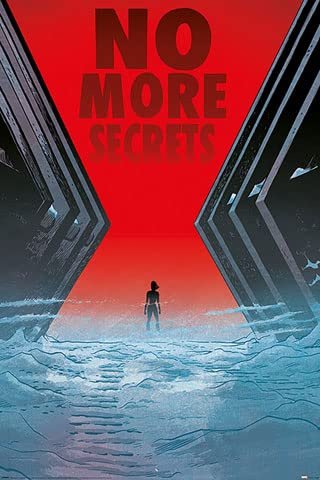 empireposter Black Widow - Marvel Film Poster - No More Secrets - Größe 61x91,5 cm + 1 Packung Powerstrips® - Inhalt 20 Stück